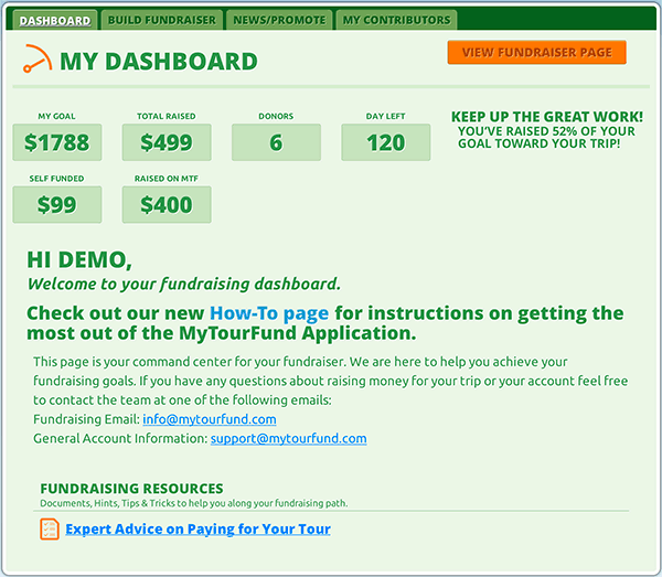 school tours of america payment